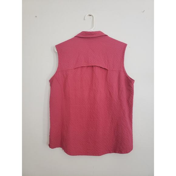 (O5) Nike ACG Women's Vest Size XL Sleeveless Textured Seersucker Hiking Vented - Picture 5 of 7